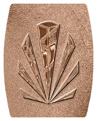 DAREC 602 BZ SH BZ Bronze Sunburst Shimmer Bronze Background